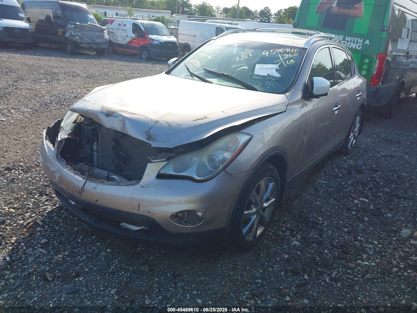 2010 Infiniti Ex35 VIN JN1AJ0HR6AM757616 IAAI salvage auction — FRONT END, Salvage (Idaho), sold $25 on 2026-07-28 (photo 2)