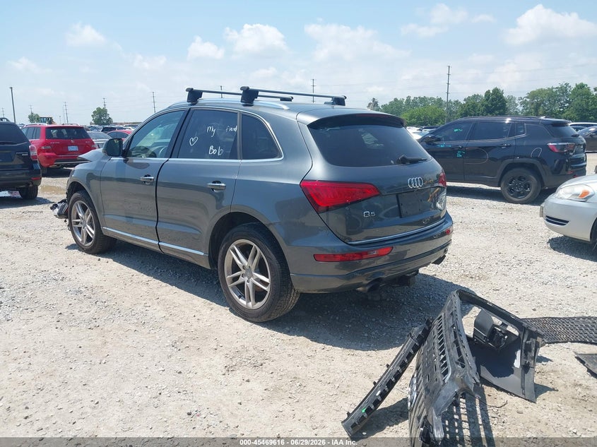 2017 Audi Q5 VIN WA1L2AFP0HA041021 IAAI salvage auction — FRONT END, Salvage (Ohio), sold $800 on 2026-07-22 (photo 3)
