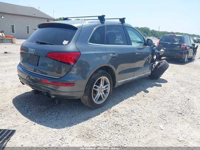 2017 Audi Q5 VIN WA1L2AFP0HA041021 IAAI salvage auction — FRONT END, Salvage (Ohio), sold $800 on 2026-07-22 (photo 4)