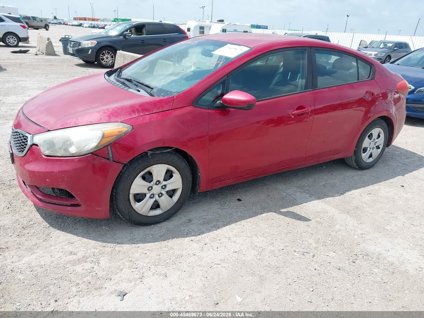 2016 Kia Forte VIN KNAFK4A68G5595365 IAAI salvage auction — NORMAL WEAR, Original (Texas), sold $975 on 2026-07-29 (photo 2)