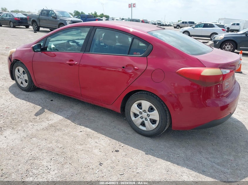 2016 Kia Forte VIN KNAFK4A68G5595365 IAAI salvage auction — NORMAL WEAR, Original (Texas), sold $975 on 2026-07-29 (photo 3)