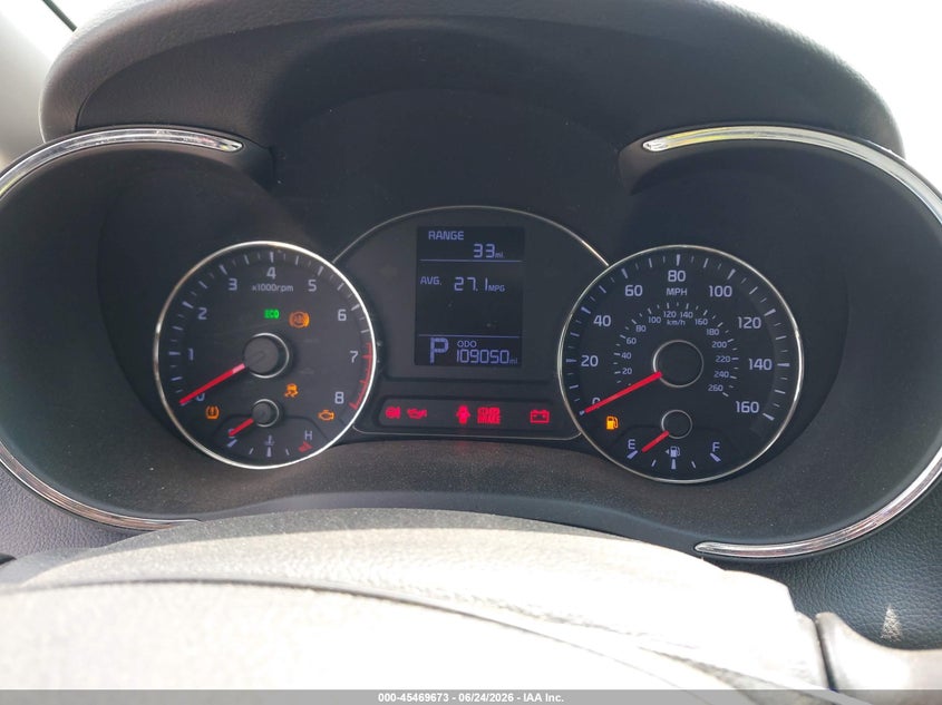 2016 Kia Forte VIN KNAFK4A68G5595365 IAAI salvage auction — NORMAL WEAR, Original (Texas), sold $975 on 2026-07-29 (photo 7)