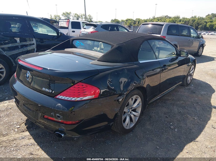 2008 BMW 6 series VIN WBAEB53538CX63996 IAAI salvage auction — RIGHT REAR, Clear (Tennessee), sold $1,500 on 2026-07-30 (photo 6)