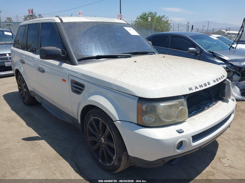 2007 Land rover Range rover sport VIN SALSH23417A987295 IAAI salvage auction — FRONT END, Salvage (California), sold $125 on 2026-07-08 (photo 1)