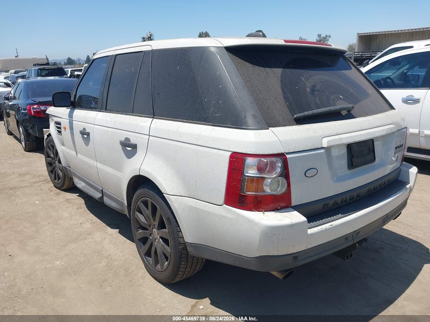 2007 Land rover Range rover sport VIN SALSH23417A987295 IAAI salvage auction — FRONT END, Salvage (California), sold $125 on 2026-07-08 (photo 3)
