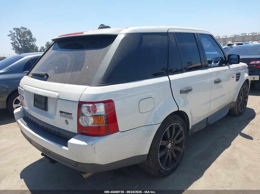 2007 Land rover Range rover sport VIN SALSH23417A987295 IAAI salvage auction — FRONT END, Salvage (California), sold $125 on 2026-07-08 (photo 4)