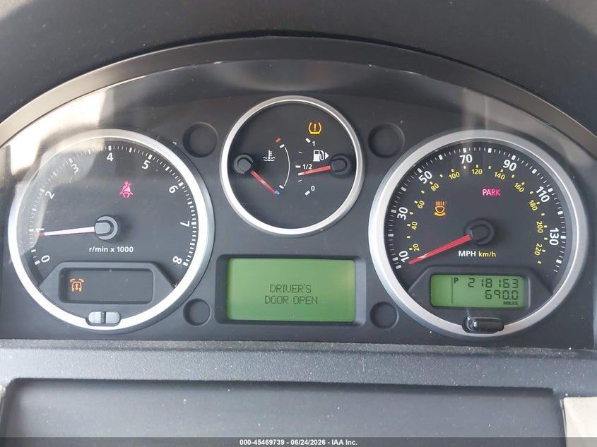2007 Land rover Range rover sport VIN SALSH23417A987295 IAAI salvage auction — FRONT END, Salvage (California), sold $125 on 2026-07-08 (photo 7)
