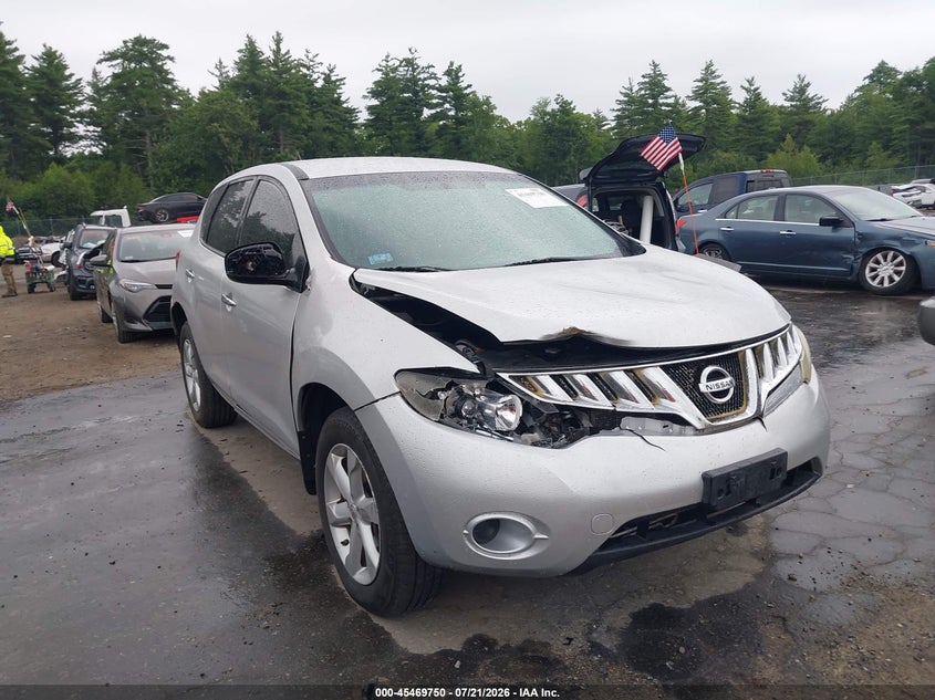 2009 Nissan Murano VIN JN8AZ18W99W204870 IAAI salvage auction — FRONT END, Clear (Massachusetts), sold $275 on 2026-07-31 (photo 6)