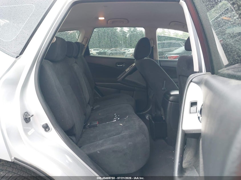 2009 Nissan Murano VIN JN8AZ18W99W204870 IAAI salvage auction — FRONT END, Clear (Massachusetts), sold $275 on 2026-07-31 (photo 8)