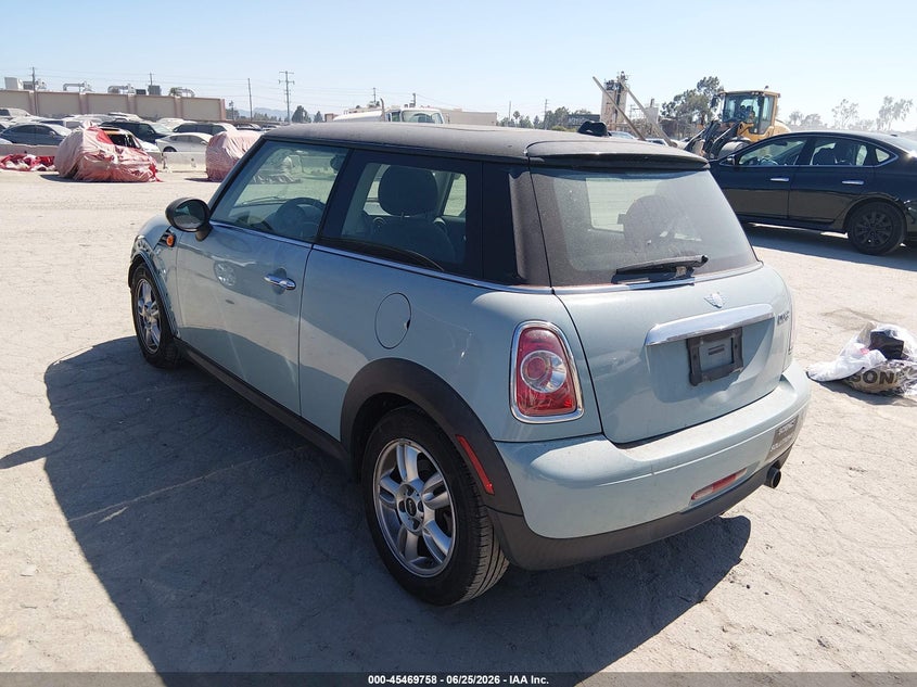 2013 Mini Hard top VIN WMWSU3C55DT691274 IAAI salvage auction — LEFT FRONT, Salvage (California), sold $500 on 2026-07-05 (photo 3)