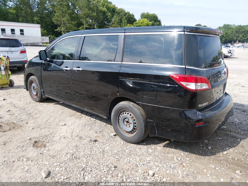 2014 Nissan Quest VIN JN8AE2KP6E9104091 IAAI salvage auction — TRANSMISSION, Clear (Georgia), sold $275 on 2026-07-10 (photo 3)