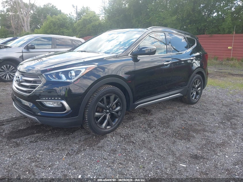 2017 Hyundai Santa fe VIN 5XYZWDLA1HG451333 IAAI salvage auction — LEFT & RIGHT, Clear (Michigan), sold $4,700 on 2026-07-09 (photo 2)