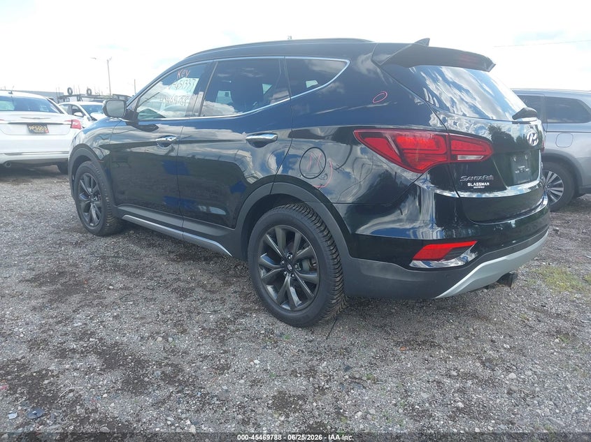 2017 Hyundai Santa fe VIN 5XYZWDLA1HG451333 IAAI salvage auction — LEFT & RIGHT, Clear (Michigan), sold $4,700 on 2026-07-09 (photo 3)