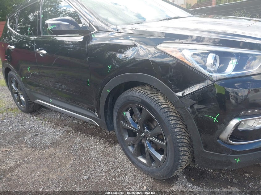 2017 Hyundai Santa fe VIN 5XYZWDLA1HG451333 IAAI salvage auction — LEFT & RIGHT, Clear (Michigan), sold $4,700 on 2026-07-09 (photo 6)