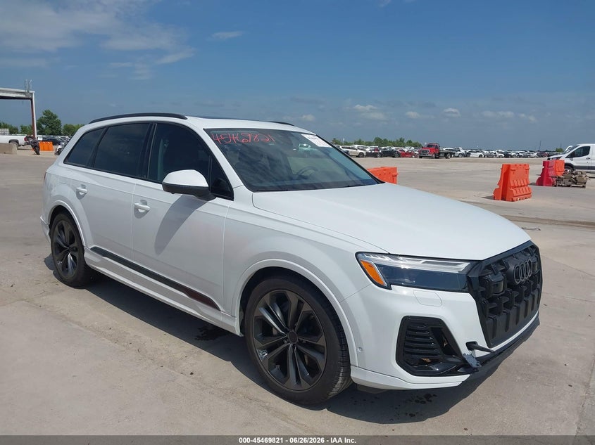 2026 Audi Q7 VIN WA1LVBF71TD008386 IAAI salvage auction — WATER/FLOOD, Salvage Title, sold $5,200 on 2026-07-29 (photo 1)