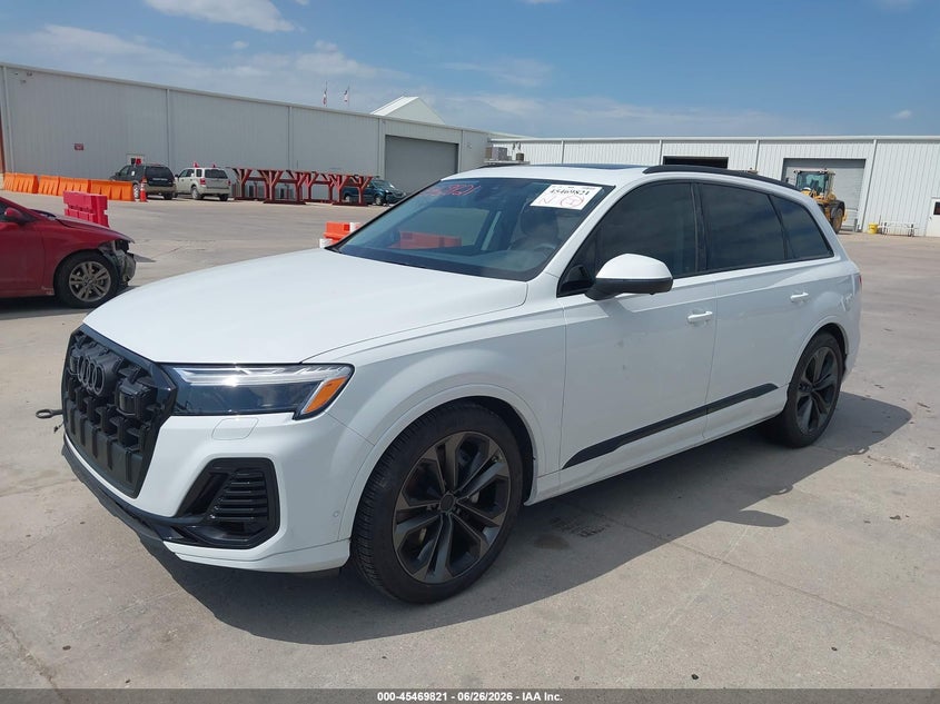 2026 Audi Q7 VIN WA1LVBF71TD008386 IAAI salvage auction — WATER/FLOOD, Salvage Title, sold $5,200 on 2026-07-29 (photo 2)