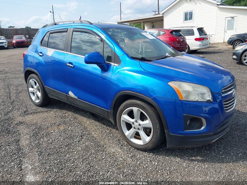 2015 Chevrolet Trax VIN KL7CJNSB3FB259890 IAAI salvage auction — NORMAL WEAR, Repossession Paperwork (South Carolina), sold $25 on 2026-07-28 (photo 1)