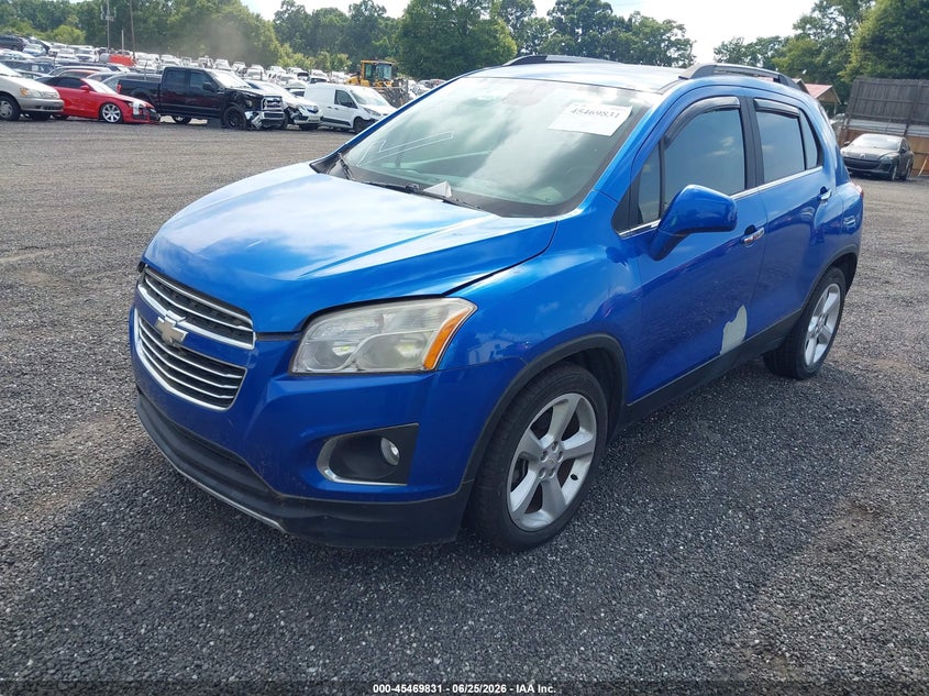 2015 Chevrolet Trax VIN KL7CJNSB3FB259890 IAAI salvage auction — NORMAL WEAR, Repossession Paperwork (South Carolina), sold $25 on 2026-07-28 (photo 2)
