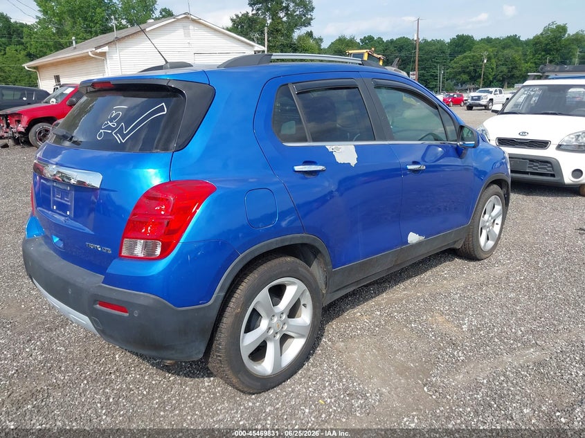 2015 Chevrolet Trax VIN KL7CJNSB3FB259890 IAAI salvage auction — NORMAL WEAR, Repossession Paperwork (South Carolina), sold $25 on 2026-07-28 (photo 4)