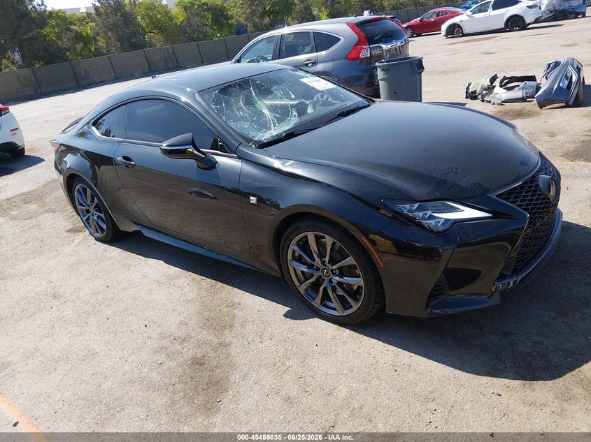 2022 Lexus Rc VIN JTHGZ5BC7N5025317 IAAI salvage auction — SIDE, Salvage Title, sold $12,400 on 2026-08-20 (photo 1)