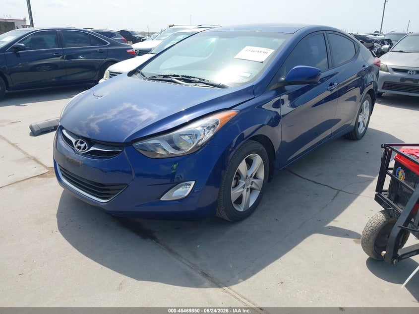 2013 Hyundai Elantra VIN KMHDH4AE5DU748667 IAAI salvage auction — NORMAL WEAR, Original (Texas), sold $1,475 on 2026-07-28 (photo 2)