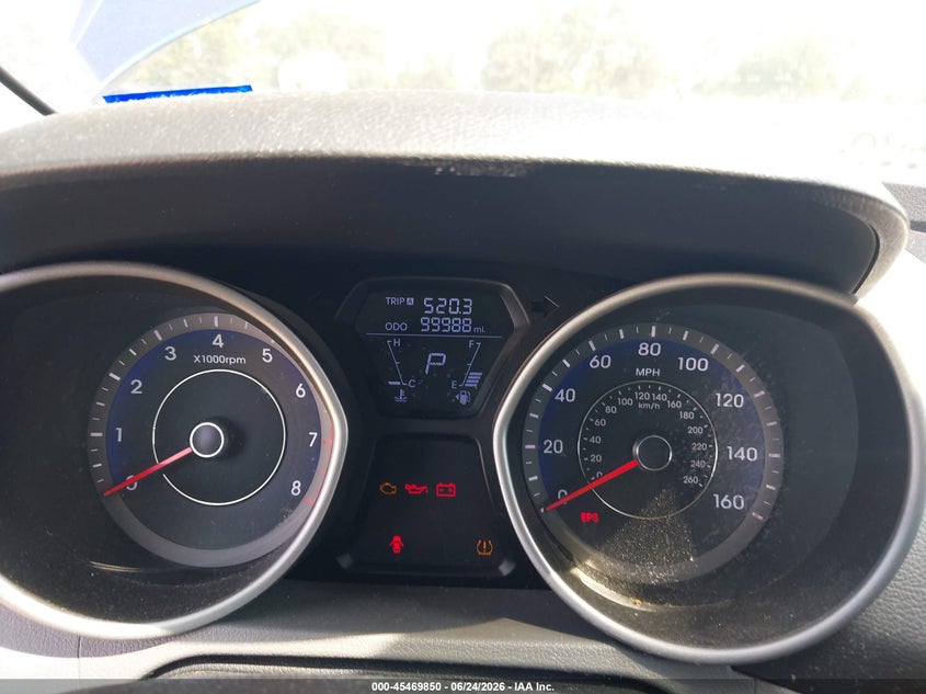 2013 Hyundai Elantra VIN KMHDH4AE5DU748667 IAAI salvage auction — NORMAL WEAR, Original (Texas), sold $1,475 on 2026-07-28 (photo 7)