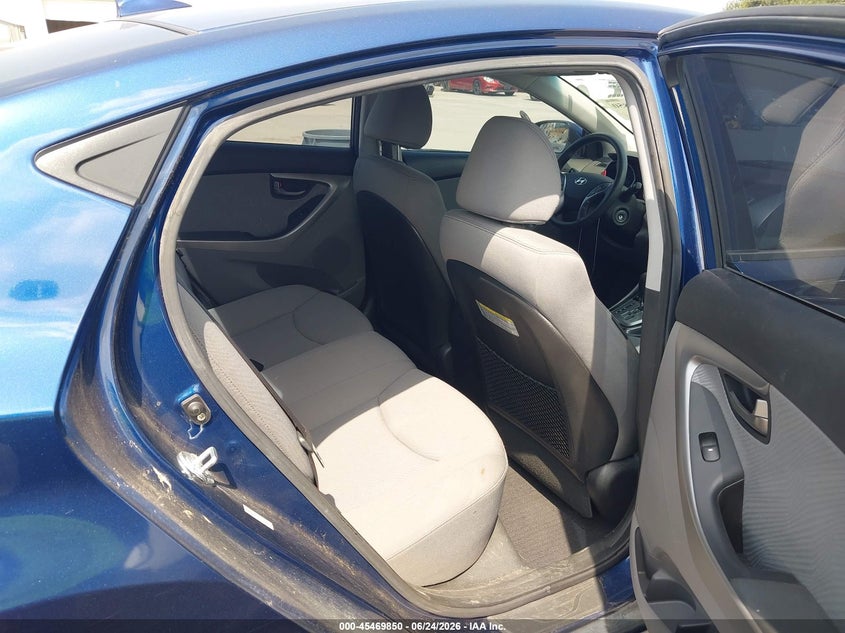 2013 Hyundai Elantra VIN KMHDH4AE5DU748667 IAAI salvage auction — NORMAL WEAR, Original (Texas), sold $1,475 on 2026-07-28 (photo 8)