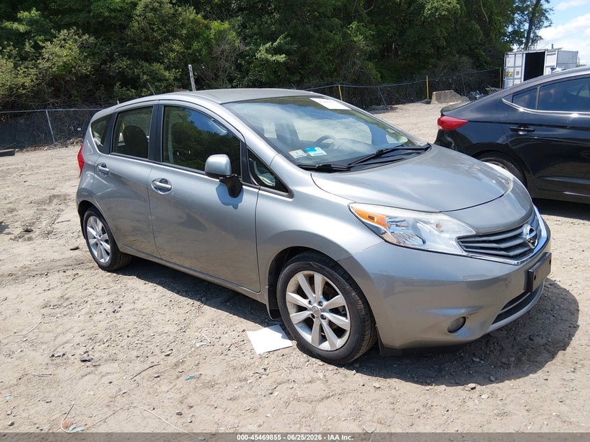 2014 Nissan Versa VIN 3N1CE2CPXEL379038 IAAI salvage auction — FRONT END, Clear (Massachusetts), sold $900 on 2026-07-09 (photo 1)