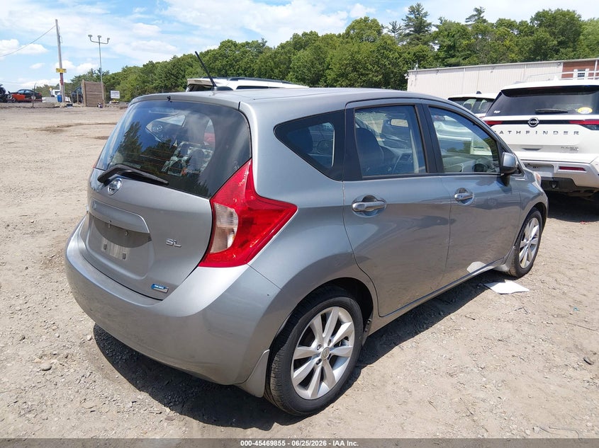 2014 Nissan Versa VIN 3N1CE2CPXEL379038 IAAI salvage auction — FRONT END, Clear (Massachusetts), sold $900 on 2026-07-09 (photo 4)