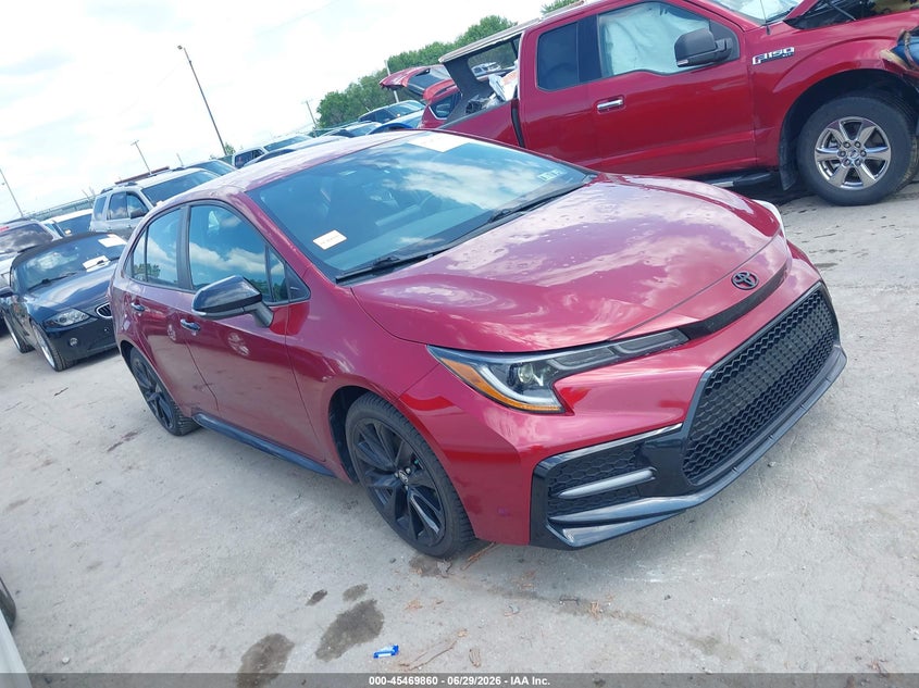 2022 Toyota Corolla VIN 5YFS4MCE0NP116310 IAAI salvage auction — HAIL, Salvage Title, sold $5,100 on 2026-07-21 (photo 1)
