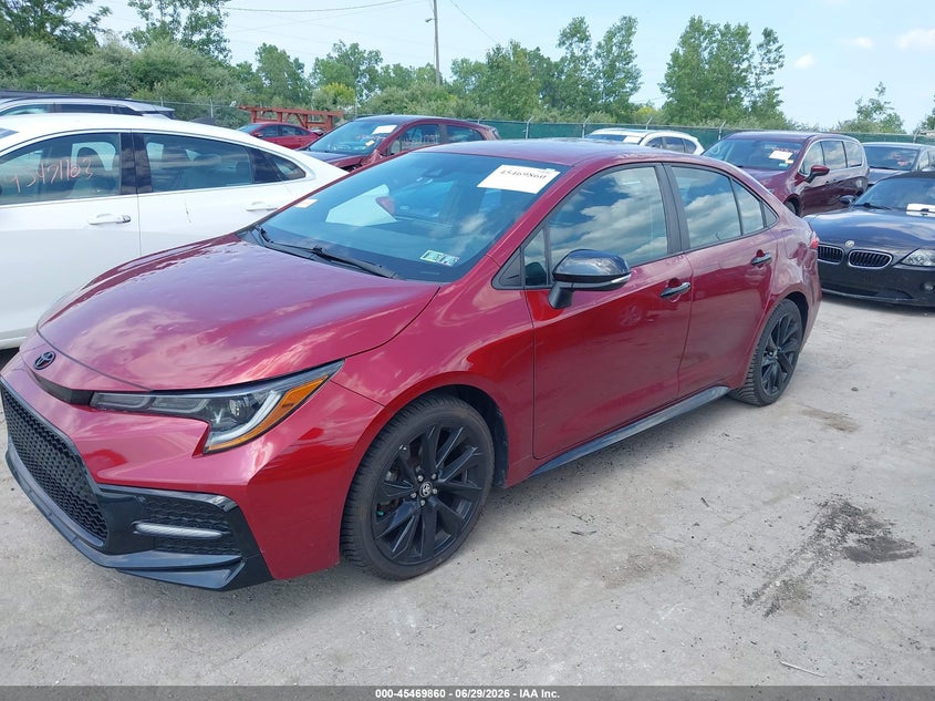 2022 Toyota Corolla VIN 5YFS4MCE0NP116310 IAAI salvage auction — HAIL, Salvage Title, sold $5,100 on 2026-07-21 (photo 2)