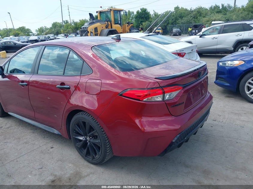 2022 Toyota Corolla VIN 5YFS4MCE0NP116310 IAAI salvage auction — HAIL, Salvage Title, sold $5,100 on 2026-07-21 (photo 3)