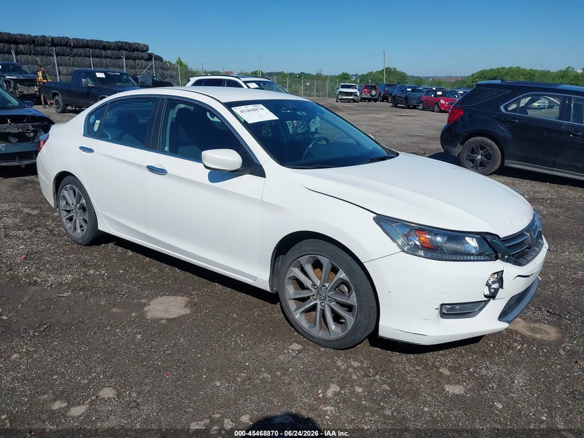 2013 Honda Accord VIN 1HGCR2F52DA206553 IAAI salvage auction — FRONT END, Salvage (Pennsylvania), sold $1,950 on 2026-07-18 (photo 1)