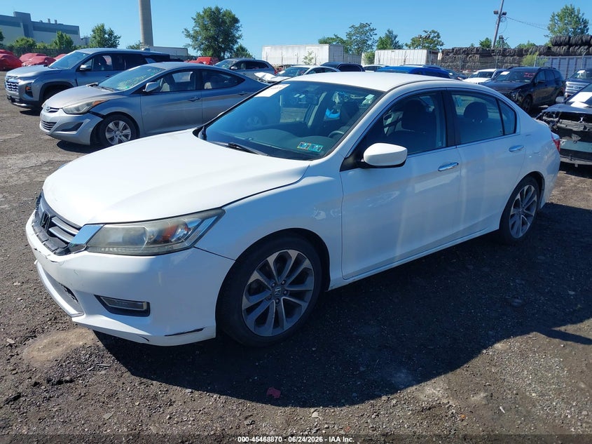 2013 Honda Accord VIN 1HGCR2F52DA206553 IAAI salvage auction — FRONT END, Salvage (Pennsylvania), sold $1,950 on 2026-07-18 (photo 2)