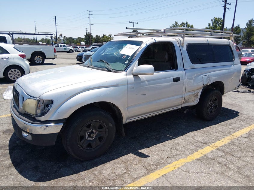 2002 Toyota Tacoma VIN 5TENL42N72Z115226 IAAI salvage auction — REAR END, Salvage (California), sold $225 on 2026-07-21 (photo 2)