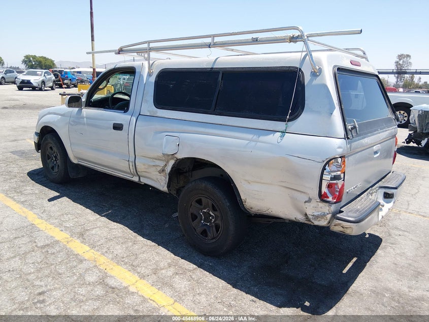 2002 Toyota Tacoma VIN 5TENL42N72Z115226 IAAI salvage auction — REAR END, Salvage (California), sold $225 on 2026-07-21 (photo 3)
