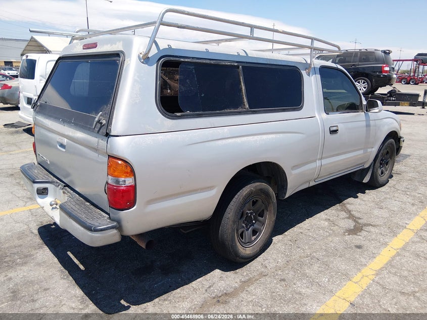 2002 Toyota Tacoma VIN 5TENL42N72Z115226 IAAI salvage auction — REAR END, Salvage (California), sold $225 on 2026-07-21 (photo 4)