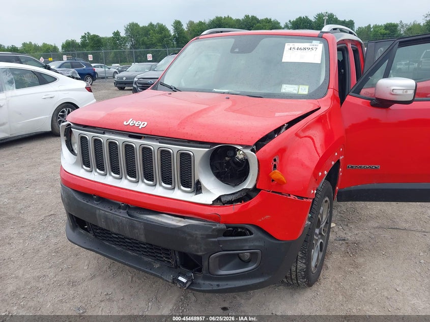 2016 Jeep Renegade VIN ZACCJBDT0GPD72212 IAAI salvage auction — FRONT END, Wait Title, sold $425 on 2026-08-06 (photo 6)