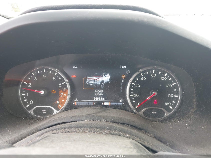 2016 Jeep Renegade VIN ZACCJBDT0GPD72212 IAAI salvage auction — FRONT END, Wait Title, sold $425 on 2026-08-06 (photo 7)