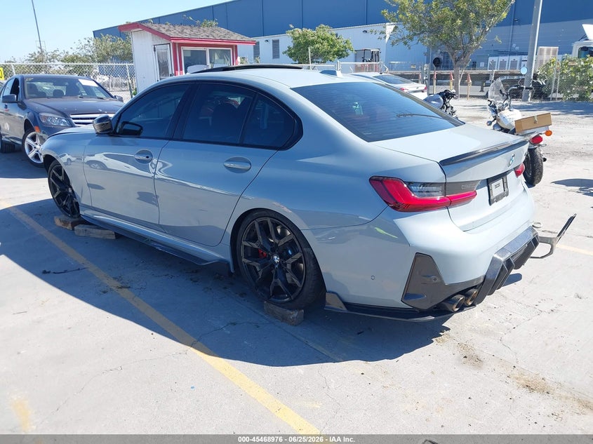 2025 BMW 3er VIN 3MW59FT08S8F80100 IAAI salvage auction — FRONT END, Salvage (California), sold $27,100 on 2026-08-03 (photo 3)