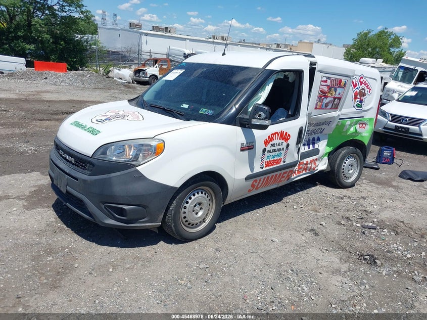 2019 Ram Promaster city VIN ZFBHRFABXK6M88825 IAAI salvage auction — LEFT & RIGHT, Salvage Title, sold $1,950 on 2026-07-16 (photo 2)