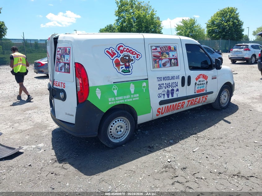 2019 Ram Promaster city VIN ZFBHRFABXK6M88825 IAAI salvage auction — LEFT & RIGHT, Salvage Title, sold $1,950 on 2026-07-16 (photo 4)
