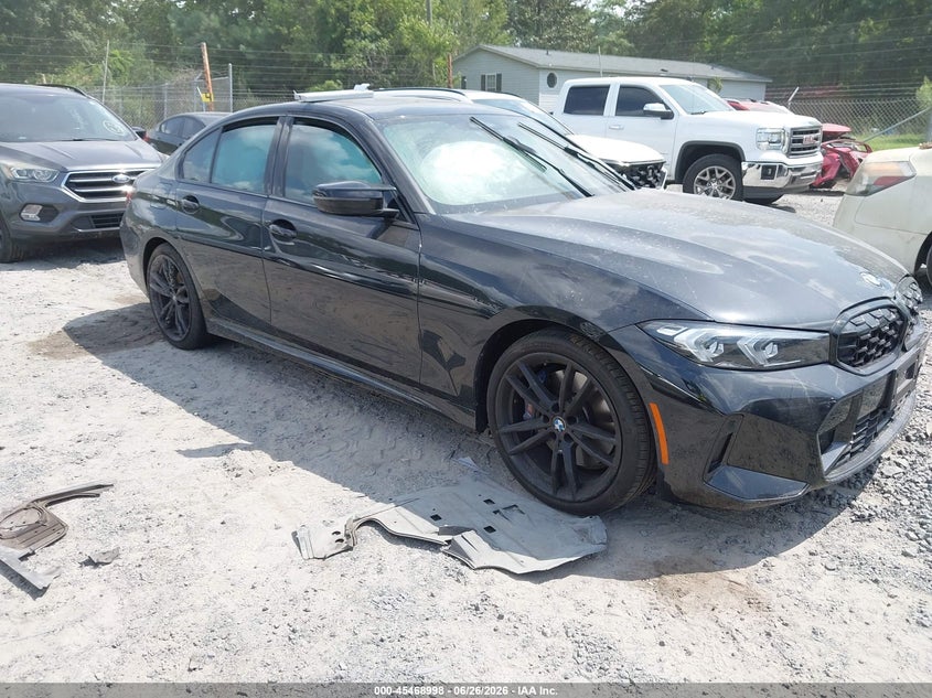 2023 BMW 3er VIN 3MW49FF04P8C96199 IAAI salvage auction — LEFT FRONT, Salvage Title, sold $22,000 on 2026-07-30 (photo 1)