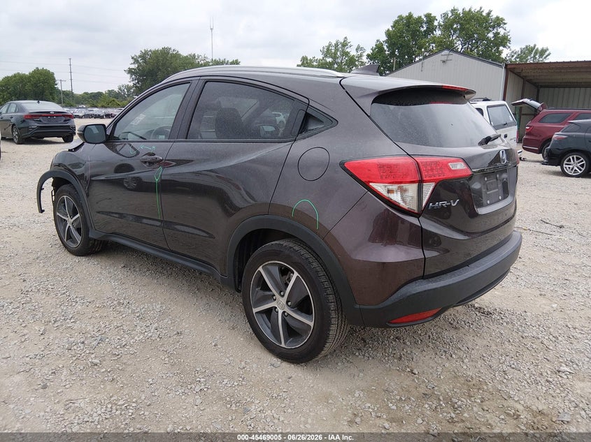 2022 Honda Hr-v VIN 3CZRU6H53NM751722 IAAI salvage auction — FRONT END, Salvage (Ohio), sold $5,800 on 2026-07-09 (photo 3)