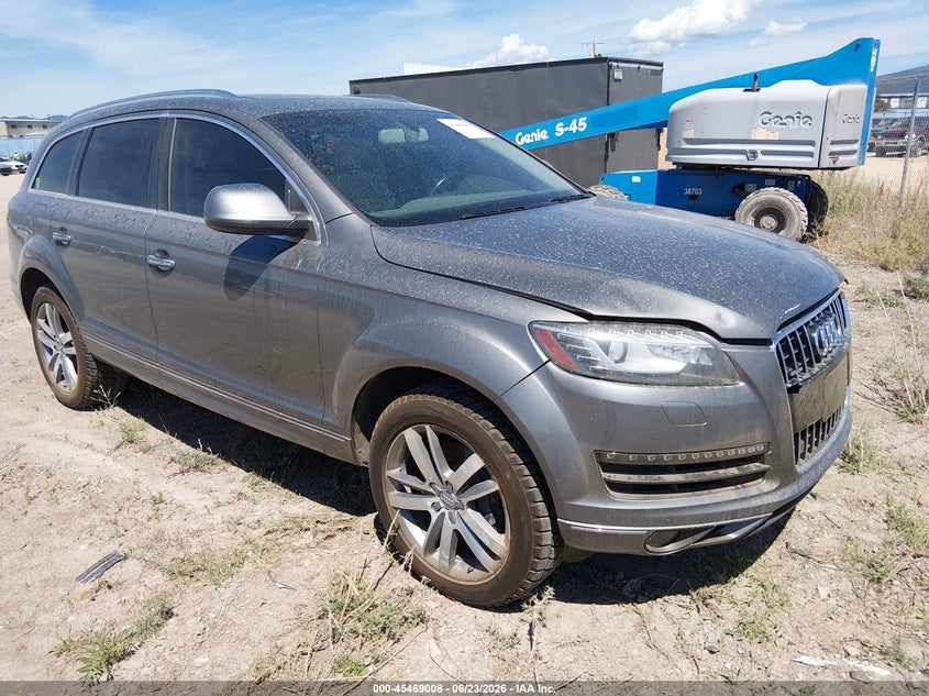 2014 Audi Q7 VIN WA1LMAFE7ED018628 IAAI salvage auction — FRONT END, Clear (Montana), sold $3,125 on 2026-07-08 (photo 1)