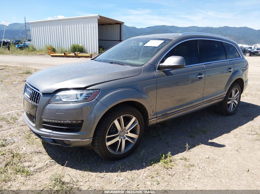 2014 Audi Q7 VIN WA1LMAFE7ED018628 IAAI salvage auction — FRONT END, Clear (Montana), sold $3,125 on 2026-07-08 (photo 2)