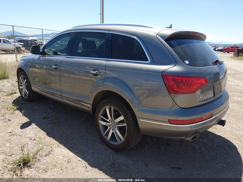 2014 Audi Q7 VIN WA1LMAFE7ED018628 IAAI salvage auction — FRONT END, Clear (Montana), sold $3,125 on 2026-07-08 (photo 3)
