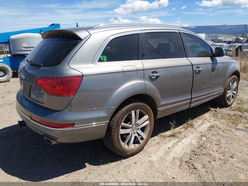 2014 Audi Q7 VIN WA1LMAFE7ED018628 IAAI salvage auction — FRONT END, Clear (Montana), sold $3,125 on 2026-07-08 (photo 4)