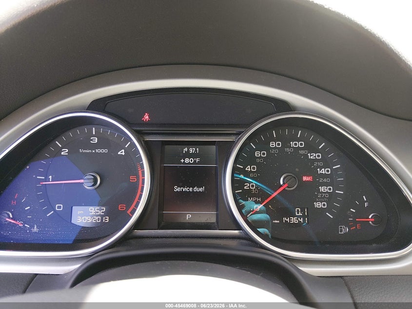 2014 Audi Q7 VIN WA1LMAFE7ED018628 IAAI salvage auction — FRONT END, Clear (Montana), sold $3,125 on 2026-07-08 (photo 7)