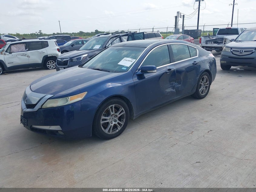 2009 Acura Tl VIN 19UUA86249A024736 IAAI salvage auction — SIDE, Salvage (Texas), sold $375 on 2026-07-31 (photo 2)
